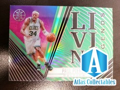 Panini Illusions 2020-21 Paul Pierce GREEN PARALLEL LIVING LEGENDS #18
